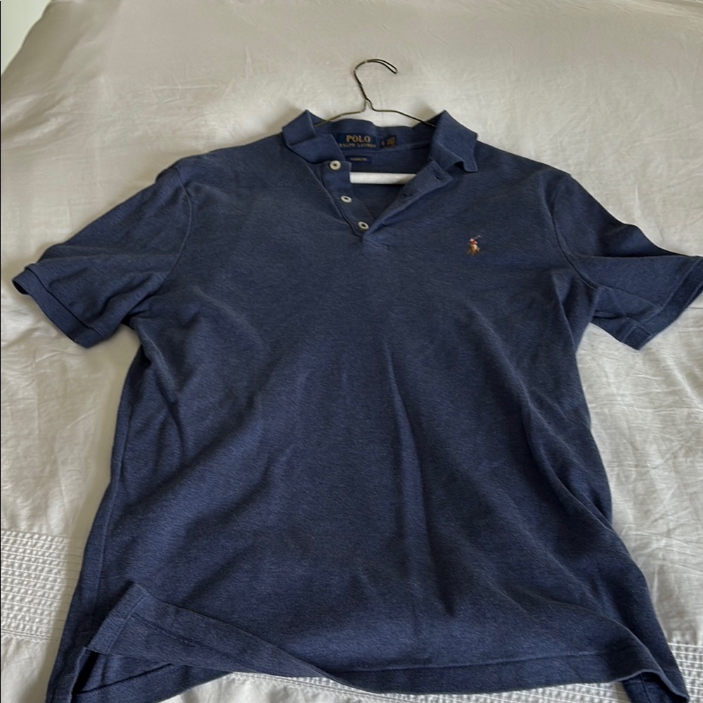 Polo by Ralph Lauren Blue Polo Shirt Classic Design